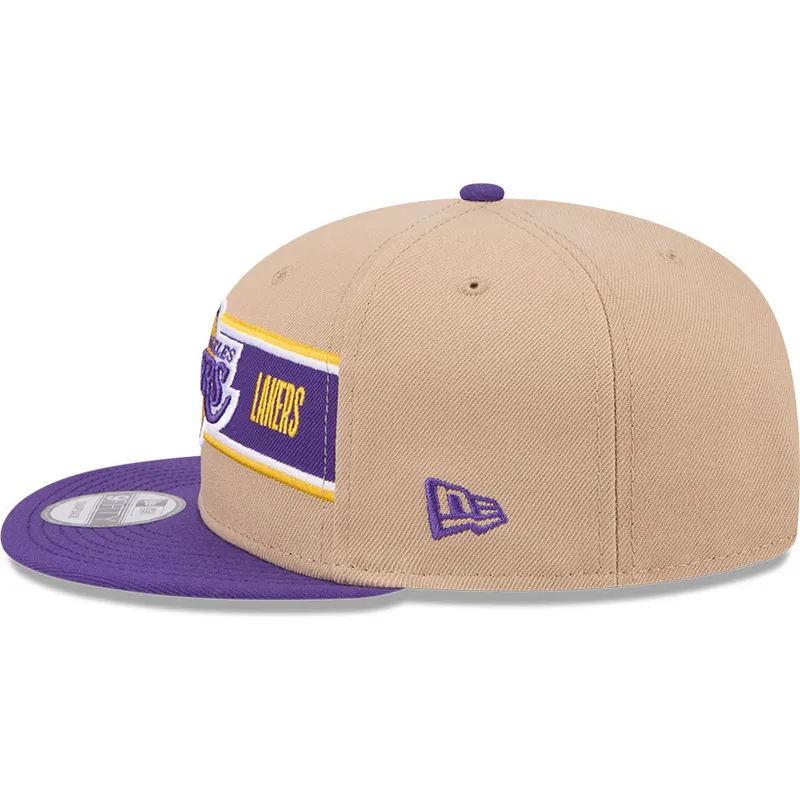 lippikset-littea-ruskea-snapback-9fifty-draft-2024-los-angeles-lakers-nba-new-era