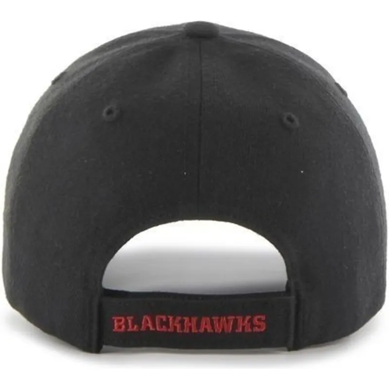 lippikset-kaareva-musta-saadettava-nauha-chicago-blackhawks-nhl-47-brand