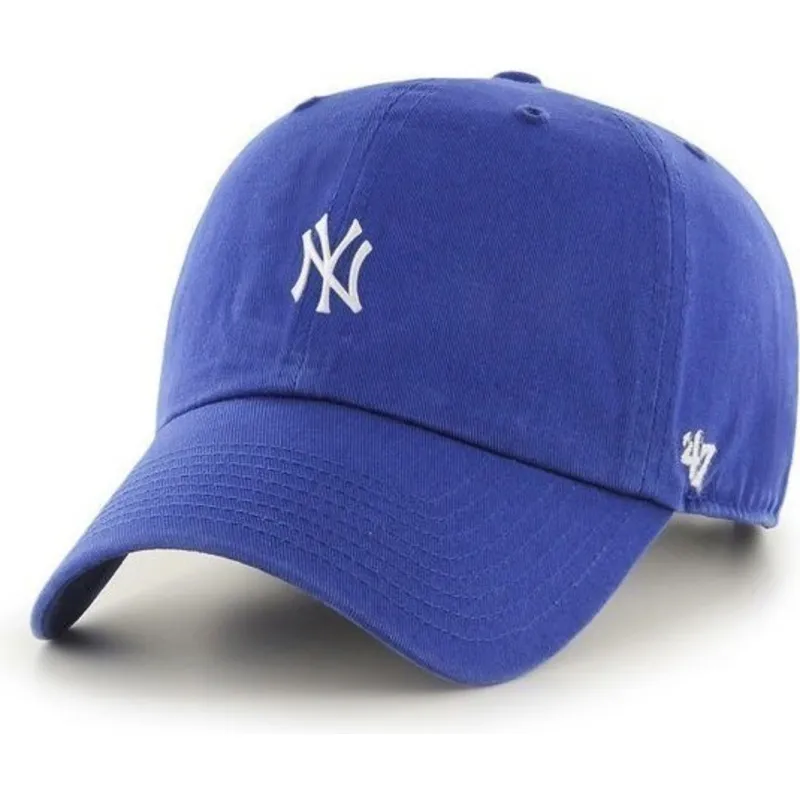 lippikset-kaareva-sininen-saadettava-nauha-new-york-yankees-mlb-47-brand lippikset-kaareva-sininen-saadettava-nauha-new-york-yankees-mlb-47-brand