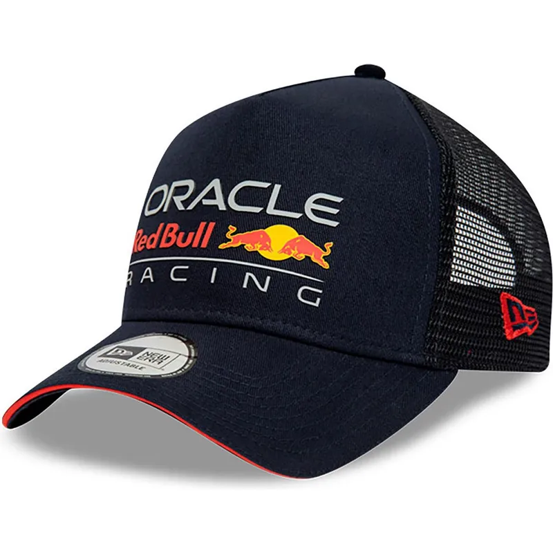 lippikset-kaareva-rekka-laivastonsininen-snapback-a-frame-essential-red-bull-racing-formula-1-new-era
