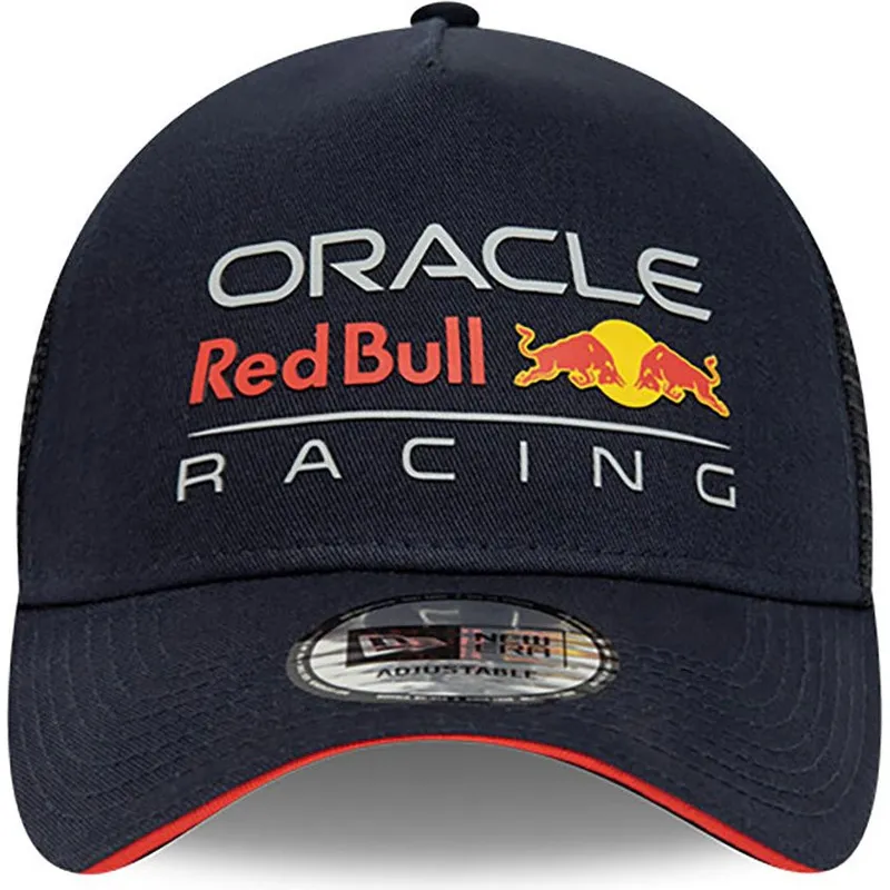 lippikset-kaareva-rekka-laivastonsininen-snapback-a-frame-essential-red-bull-racing-formula-1-new-era
