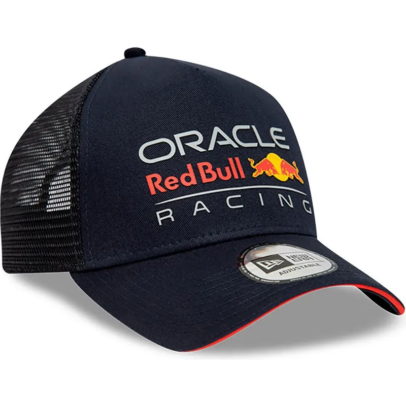 lippikset-kaareva-rekka-laivastonsininen-snapback-a-frame-essential-red-bull-racing-formula-1-new-era
