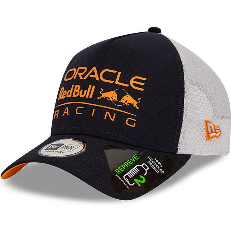 lippikset-kaareva-rekka-laivastonsininen-snapback-e-frame-repreve-red-bull-racing-formula-1-new-era lippikset-kaareva-rekka-laivastonsininen-snapback-e-frame-repreve-red-bull-racing-formula-1-new-era