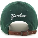 47-brand-curved-brim-small-logo-new-york-yankees-mlb-clean-up-green-cap