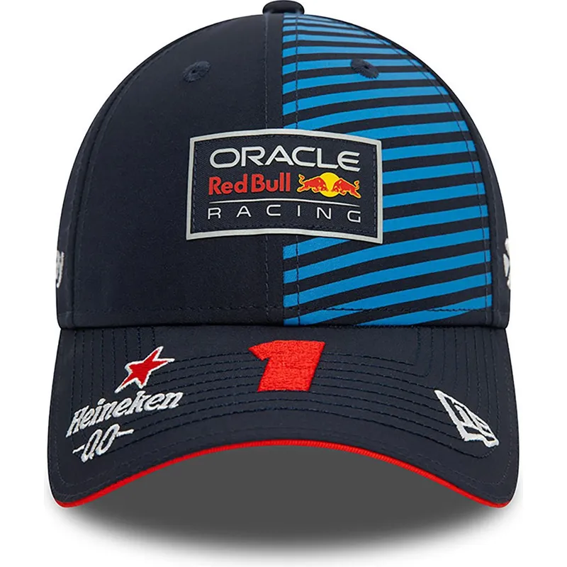 lippikset-kaareva-laivastonsininen-snapback-max-verstappen-9forty-red-bull-racing-formula-1-new-era