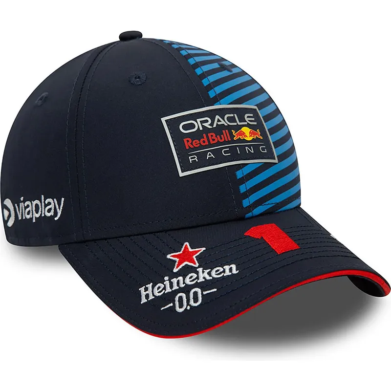 lippikset-kaareva-laivastonsininen-snapback-max-verstappen-9forty-red-bull-racing-formula-1-new-era