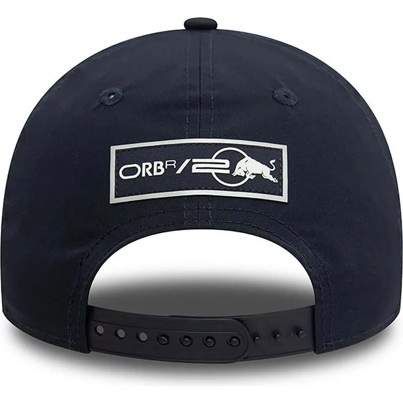 lippikset-kaareva-laivastonsininen-snapback-max-verstappen-9forty-red-bull-racing-formula-1-new-era