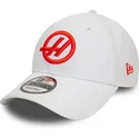 lippikset-kaareva-valkoinen-snapback-9forty-haas-f1-team-formula-1-new-era