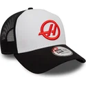 lippikset-kaareva-rekka-musta-snapback-e-frame-haas-f1-team-formula-1-new-era