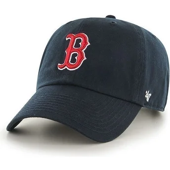 lippikset-kaareva-laivastonsininen-saadettava-nauha-boston-red-sox-mlb-47-brand