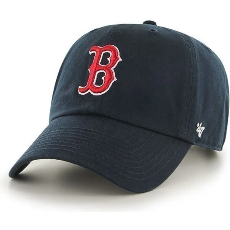 lippikset-kaareva-laivastonsininen-saadettava-nauha-boston-red-sox-mlb-47-brand