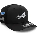 lippikset-kaareva-rekka-musta-snapback-esteban-ocon-9fifty-original-fit-alpine-f1-team-formula-1-new-era