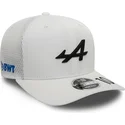 lippikset-kaareva-rekka-valkoinen-snapback-pierre-gasly-9fifty-original-fit-alpine-f1-team-formula-1-new-era