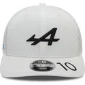 lippikset-kaareva-rekka-valkoinen-snapback-pierre-gasly-9fifty-original-fit-alpine-f1-team-formula-1-new-era