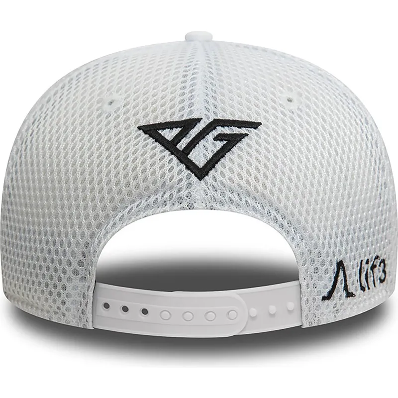 lippikset-kaareva-rekka-valkoinen-snapback-pierre-gasly-9fifty-original-fit-alpine-f1-team-formula-1-new-era