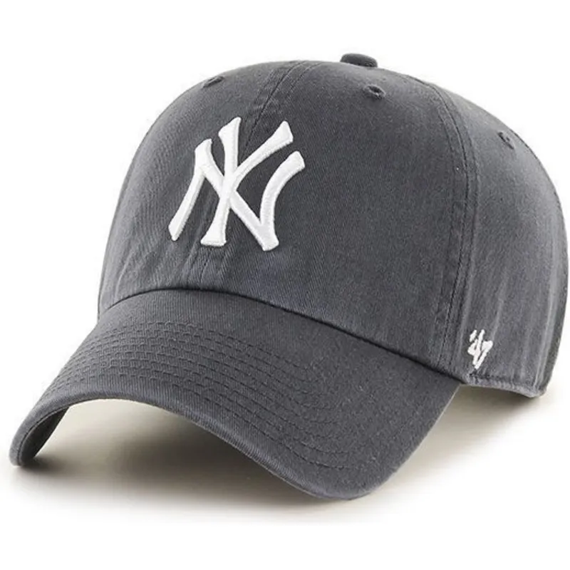 lippikset-kaareva-musta-saadettava-nauha-new-york-yankees-mlb-47-brand