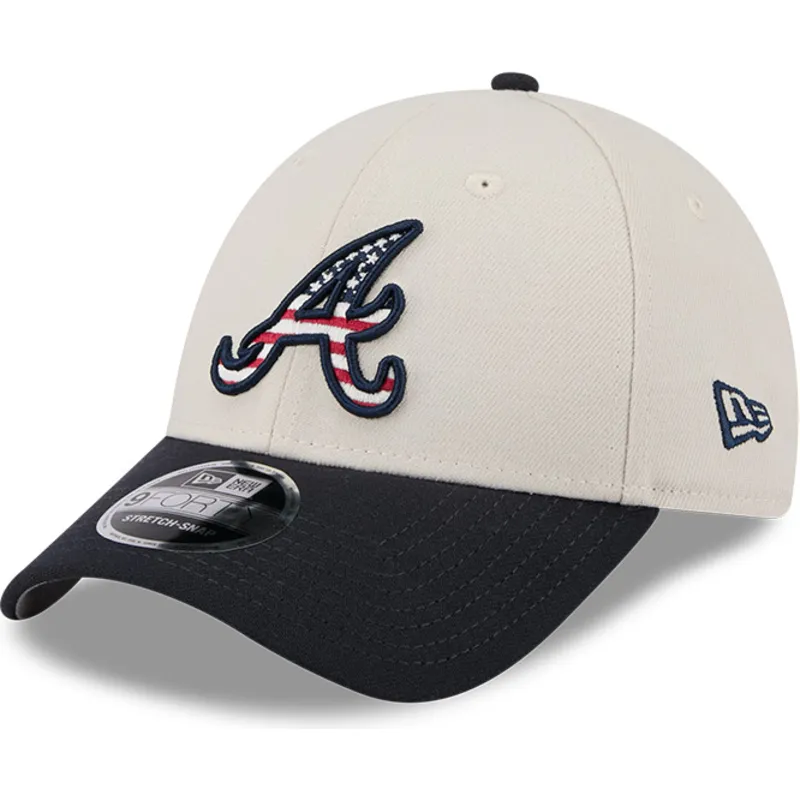 lippikset-kaareva-beige-snapback-9forty-stretch-snap-4th-of-july-atlanta-braves-mlb-new-era lippikset-kaareva-beige-snapback-9forty-stretch-snap-4th-of-july-atlanta-braves-mlb-new-era