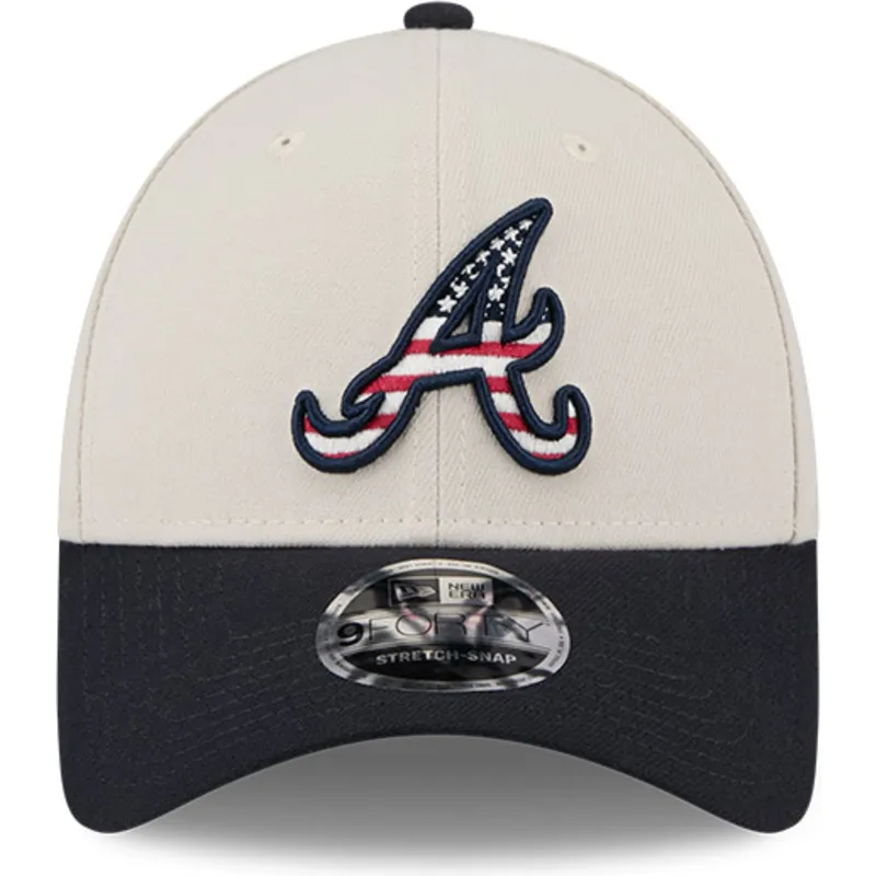 lippikset-kaareva-beige-snapback-9forty-stretch-snap-4th-of-july-atlanta-braves-mlb-new-era lippikset-kaareva-beige-snapback-9forty-stretch-snap-4th-of-july-atlanta-braves-mlb-new-era