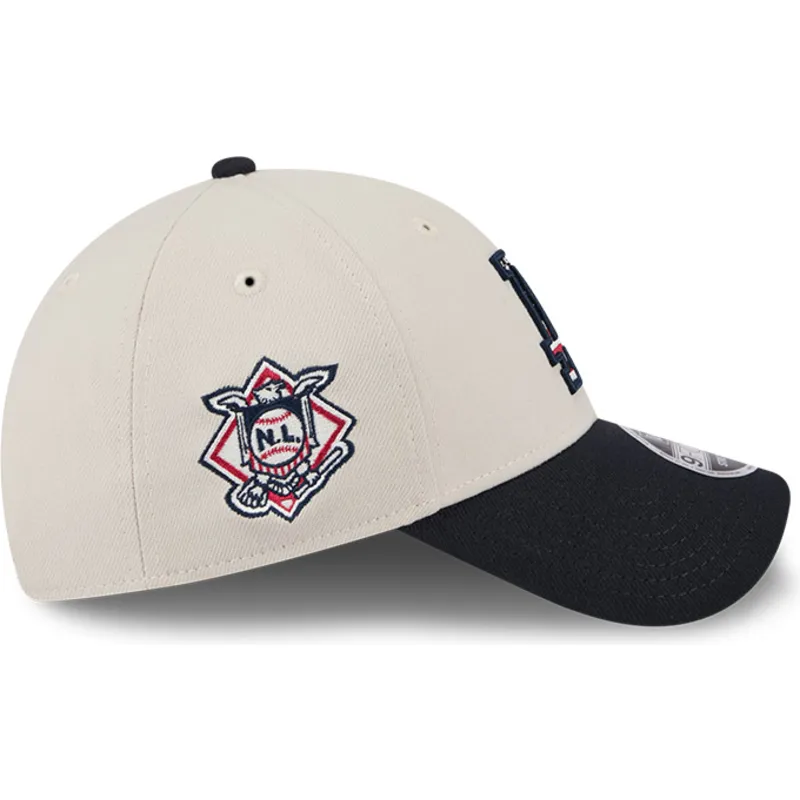 lippikset-kaareva-beige-snapback-9forty-stretch-snap-4th-of-july-los-angeles-dodgers-mlb-new-era