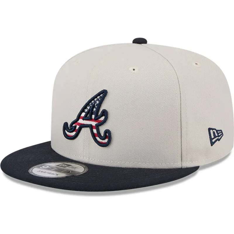 lippikset-littea-beige-snapback-9fifty-4th-of-july-atlanta-braves-mlb-new-era