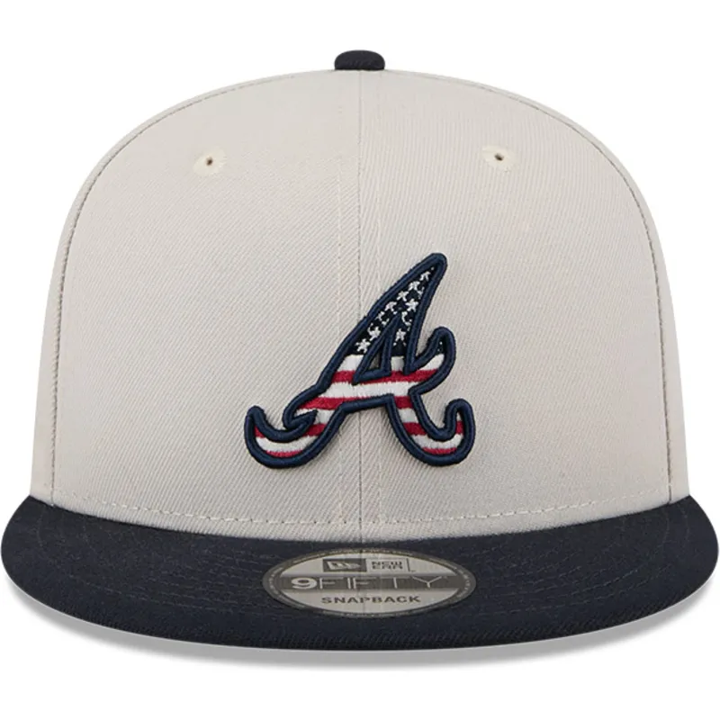 lippikset-littea-beige-snapback-9fifty-4th-of-july-atlanta-braves-mlb-new-era