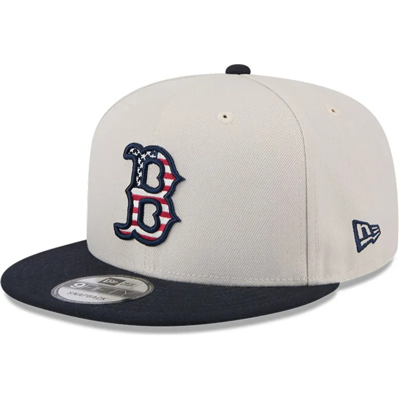 lippikset-littea-beige-snapback-9fifty-4th-of-july-boston-red-sox-mlb-new-era