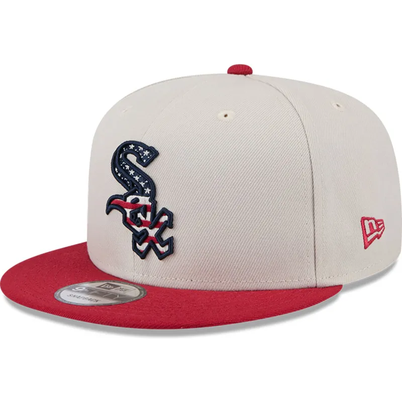 lippikset-littea-beige-snapback-9fifty-4th-of-july-chicago-white-sox-mlb-new-era