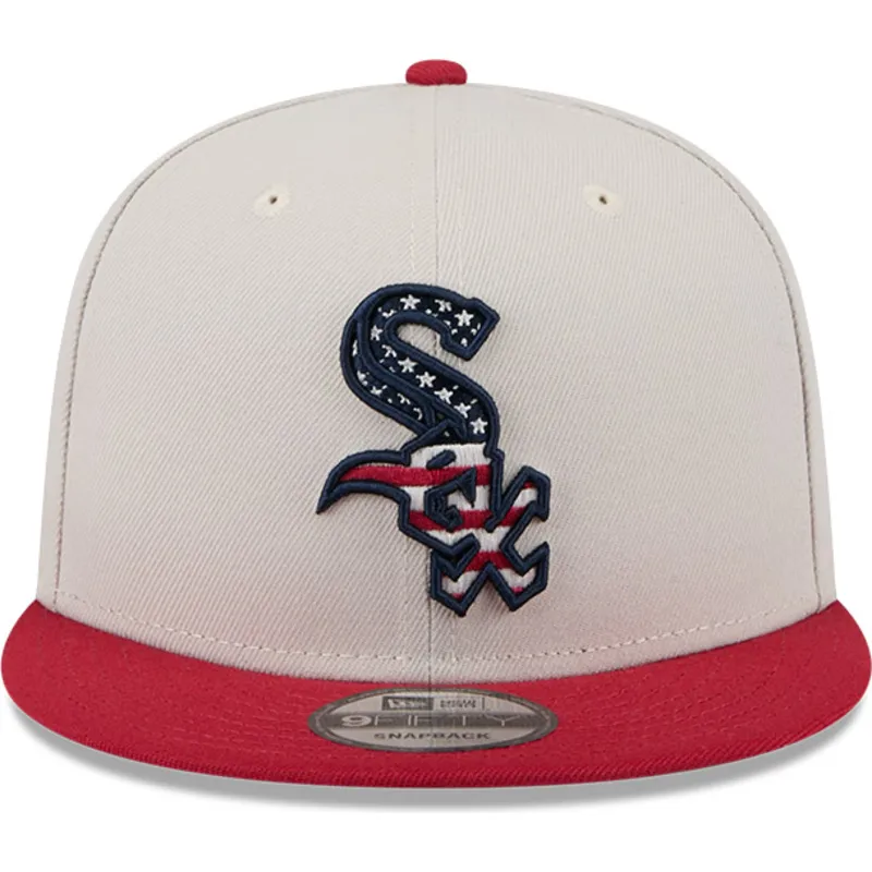 lippikset-littea-beige-snapback-9fifty-4th-of-july-chicago-white-sox-mlb-new-era