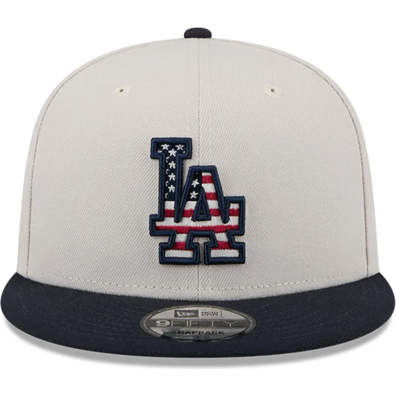 lippikset-littea-beige-snapback-9fifty-4th-of-july-los-angeles-dodgers-mlb-new-era