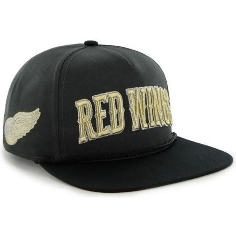 lippikset-littea-musta-snapback-detroit-red-wings-nhl-47-brand lippikset-littea-musta-snapback-detroit-red-wings-nhl-47-brand