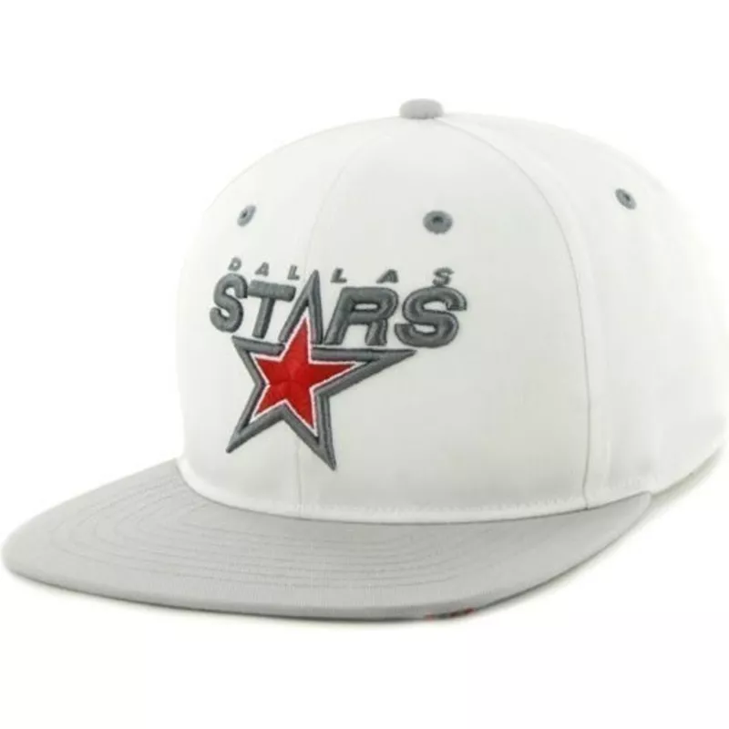 47-brand-flat-brim-dallas-stars-nhl-snapback-white-cap