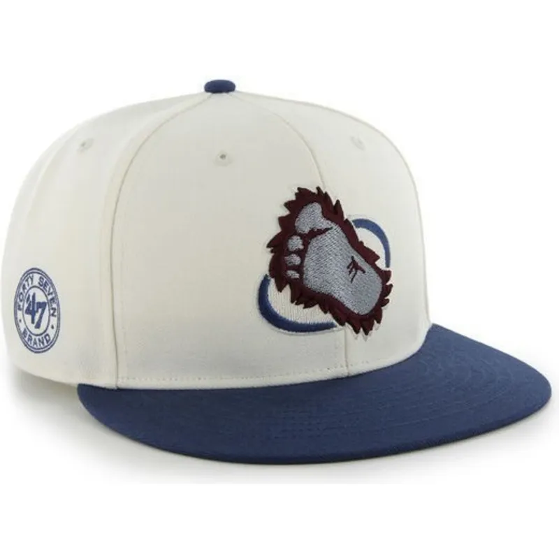 lippikset-littea-valkoinen-snapback-colorado-avalanche-nhl-47-brand