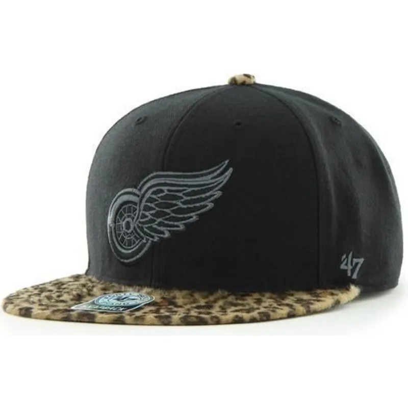 lippikset-littea-musta-snapback-detroit-red-wings-nhl-47-brand