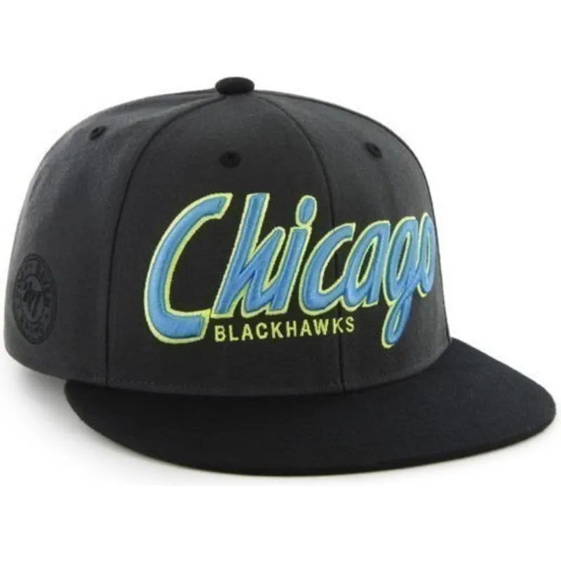 lippikset-littea-musta-snapback-letras-chicago-blackhawks-nhl-47-brand
