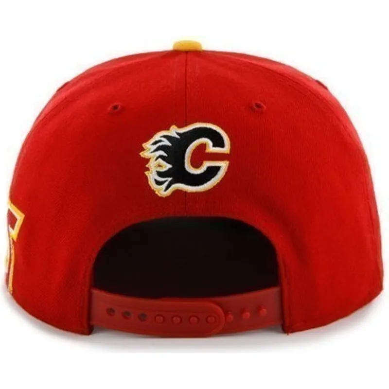 lippikset-littea-punainen-snapback-letras-calgary-flames-nhl-47-brand