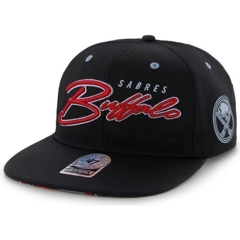 lippikset-littea-musta-snapback-letras-buffalo-sabres-nhl-47-brand