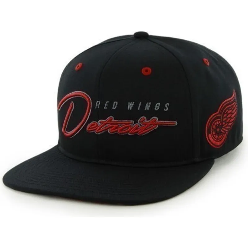 lippikset-littea-musta-snapback-letras-detroit-red-wings-nhl-47-brand