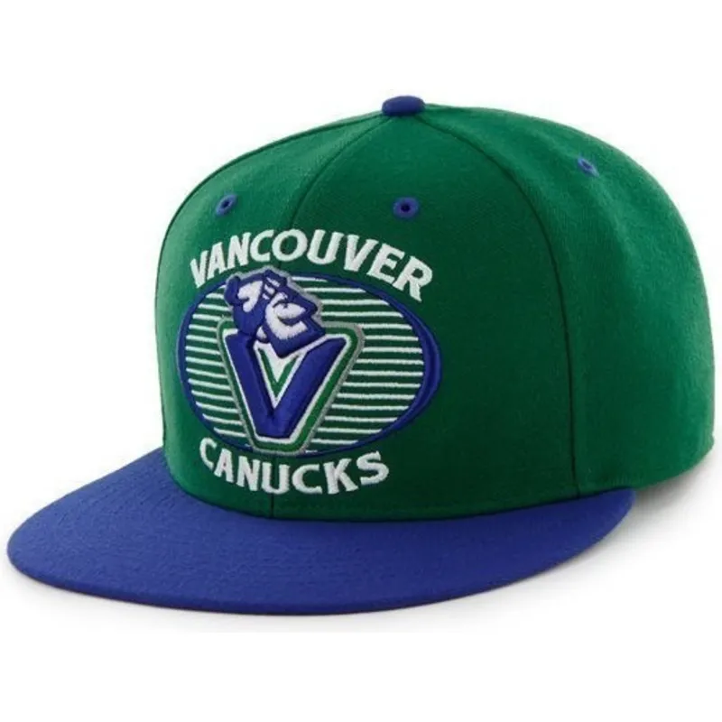 lippikset-littea-vihrea-snapback-vancouver-canucks-nhl-47-brand