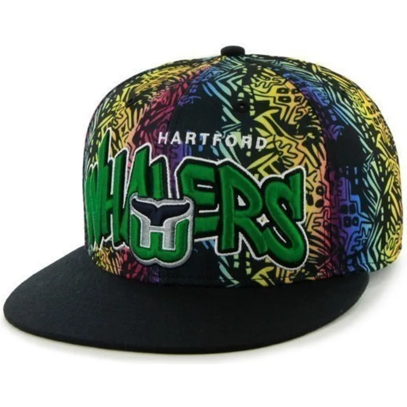 lippikset-littea-vihrea-snapback-multicolor-hartford-whalers-nhl-47-brand