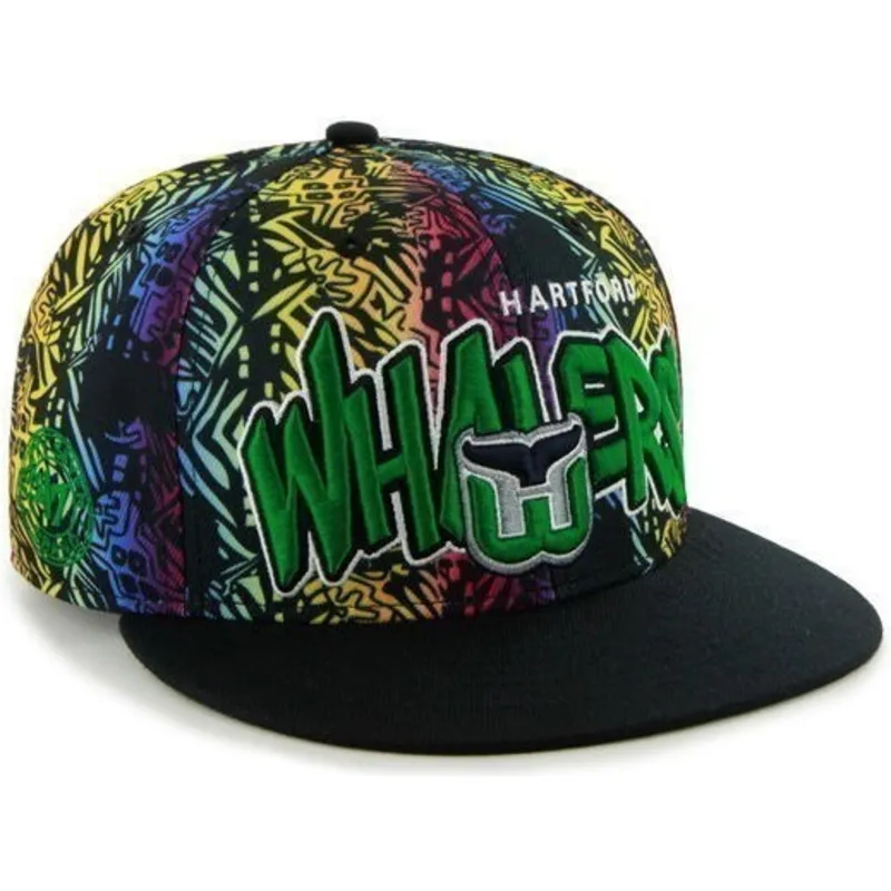 lippikset-littea-vihrea-snapback-multicolor-hartford-whalers-nhl-47-brand