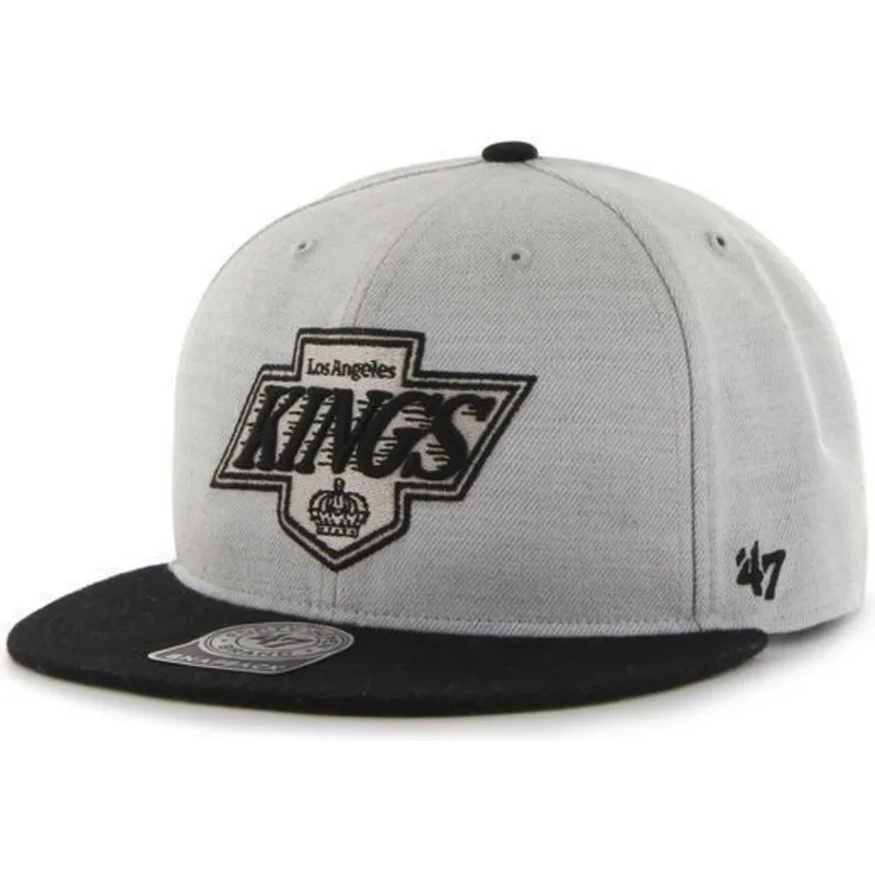 lippikset-littea-harmaa-snapback-los-angeles-kings-nhl-47-brand