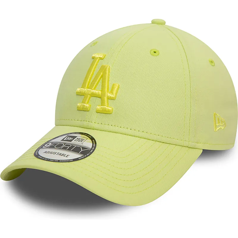 lippikset-kaareva-vihrea-saadettava-nauha-9forty-league-essential-los-angeles-dodgers-mlb-new-era
