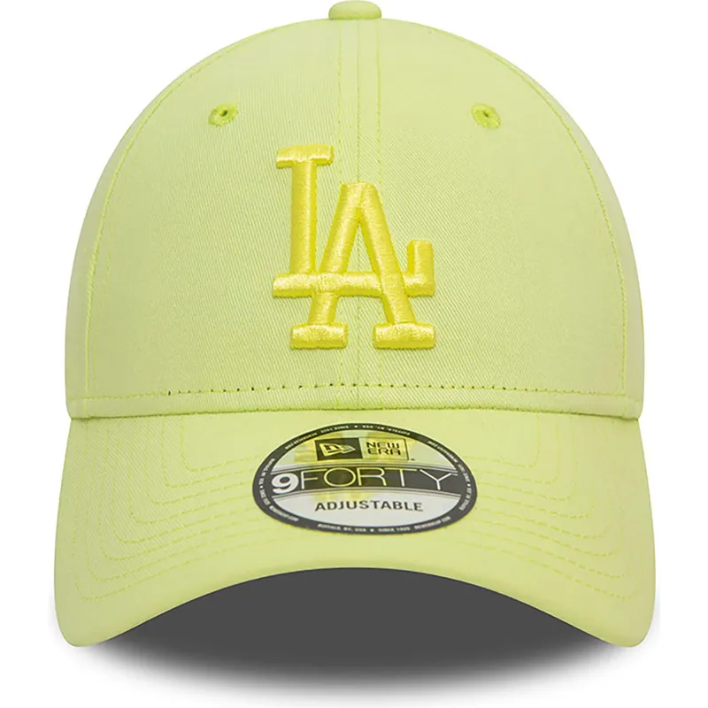 lippikset-kaareva-vihrea-saadettava-nauha-9forty-league-essential-los-angeles-dodgers-mlb-new-era