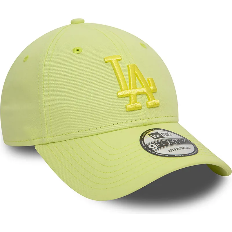lippikset-kaareva-vihrea-saadettava-nauha-9forty-league-essential-los-angeles-dodgers-mlb-new-era