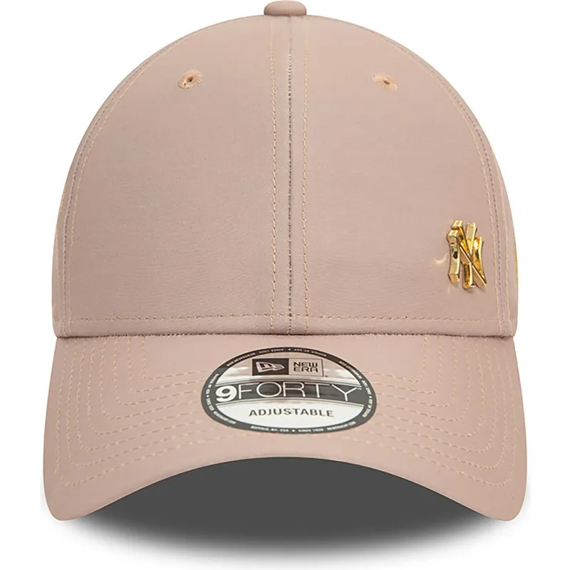lippikset-kaareva-beige-saadettava-nauha-dorado-9forty-flawless-new-york-yankees-mlb-new-era