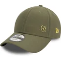 lippikset-kaareva-vihrea-saadettava-nauha-dorado-9forty-flawless-new-york-yankees-mlb-new-era