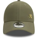 lippikset-kaareva-vihrea-saadettava-nauha-dorado-9forty-flawless-new-york-yankees-mlb-new-era