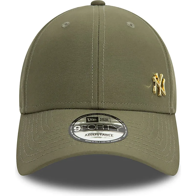 lippikset-kaareva-vihrea-saadettava-nauha-dorado-9forty-flawless-new-york-yankees-mlb-new-era