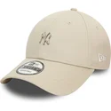 lippikset-kaareva-beige-saadettava-nauha-9forty-metallic-pin-new-york-yankees-mlb-new-era