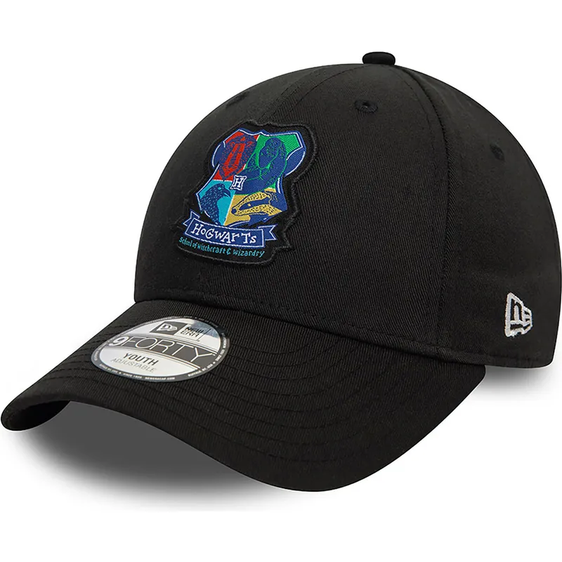 lippikset-kaareva-musta-snapback-lapsille-9forty-hogwarts-harry-potter-new-era lippikset-kaareva-musta-snapback-lapsille-9forty-hogwarts-harry-potter-new-era